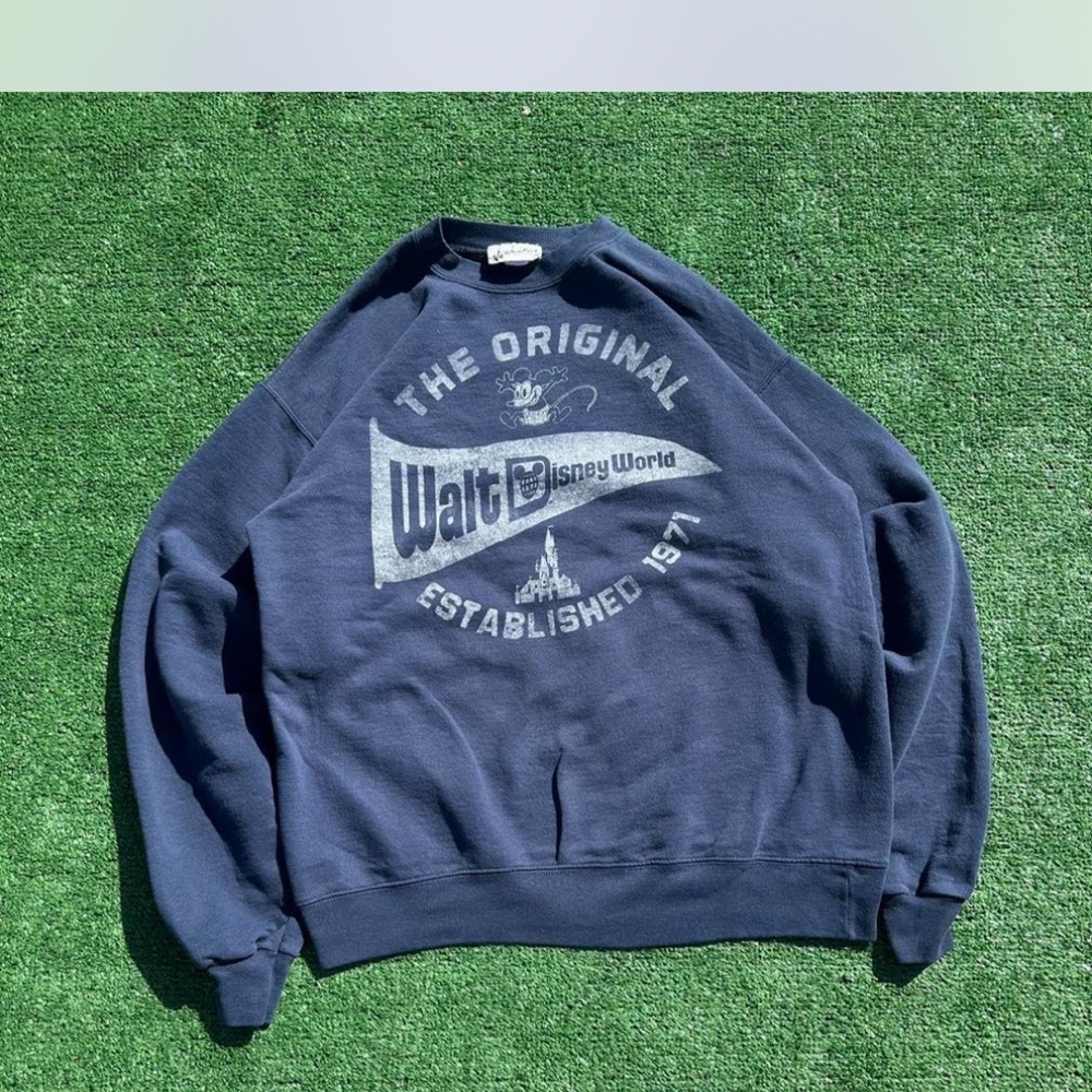 Vintage Disney Blue Crewneck Sweater